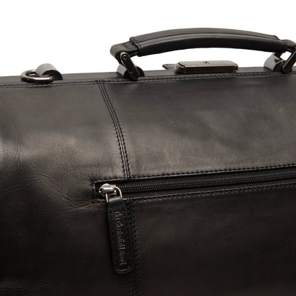 Black Texel leather travel bag THE CHESTERFIELD BRAND