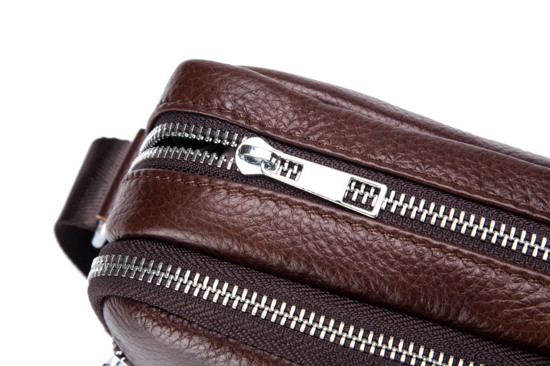 Bullcaptain Leather Shoulder Bag DJB-023 brown