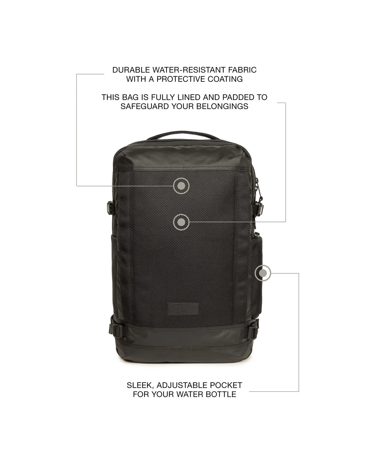 EASTPAK 'Tecum' Backpack in Black 