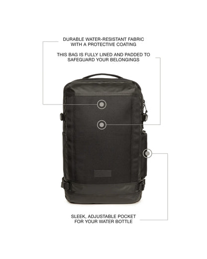 EASTPAK 'Tecum' Backpack in Black 