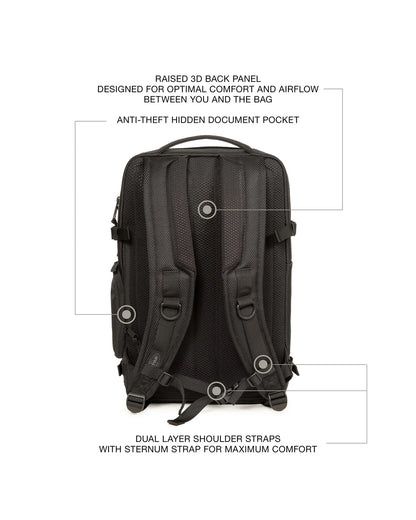 EASTPAK 'Tecum' Backpack in Black 