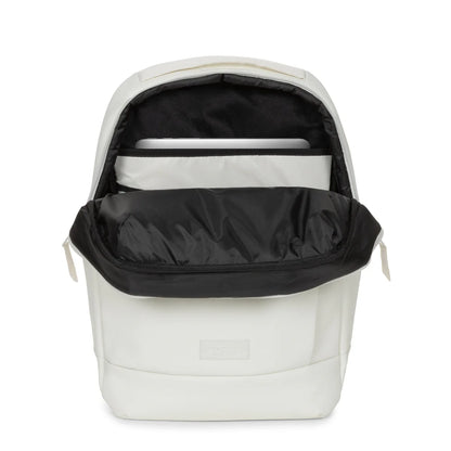 EASTPAK TECUM F CNNCT Matte Chalk - Premium Slim Σακίδιο Πλάτης 20L με Θήκη Laptop 16"