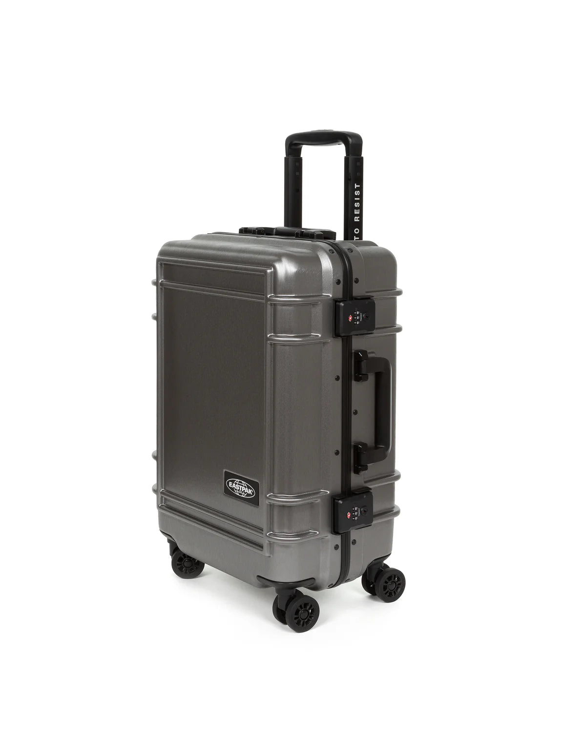 EASTPAK RESIST'R CASE S – Brushed Metal