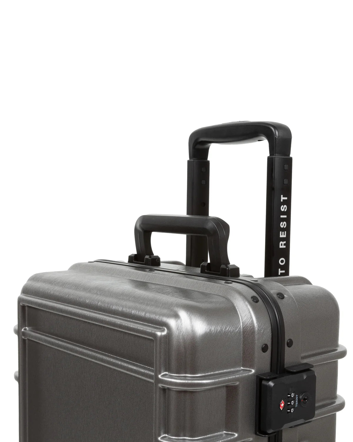 EASTPAK RESIST'R CASE S – Brushed Metal