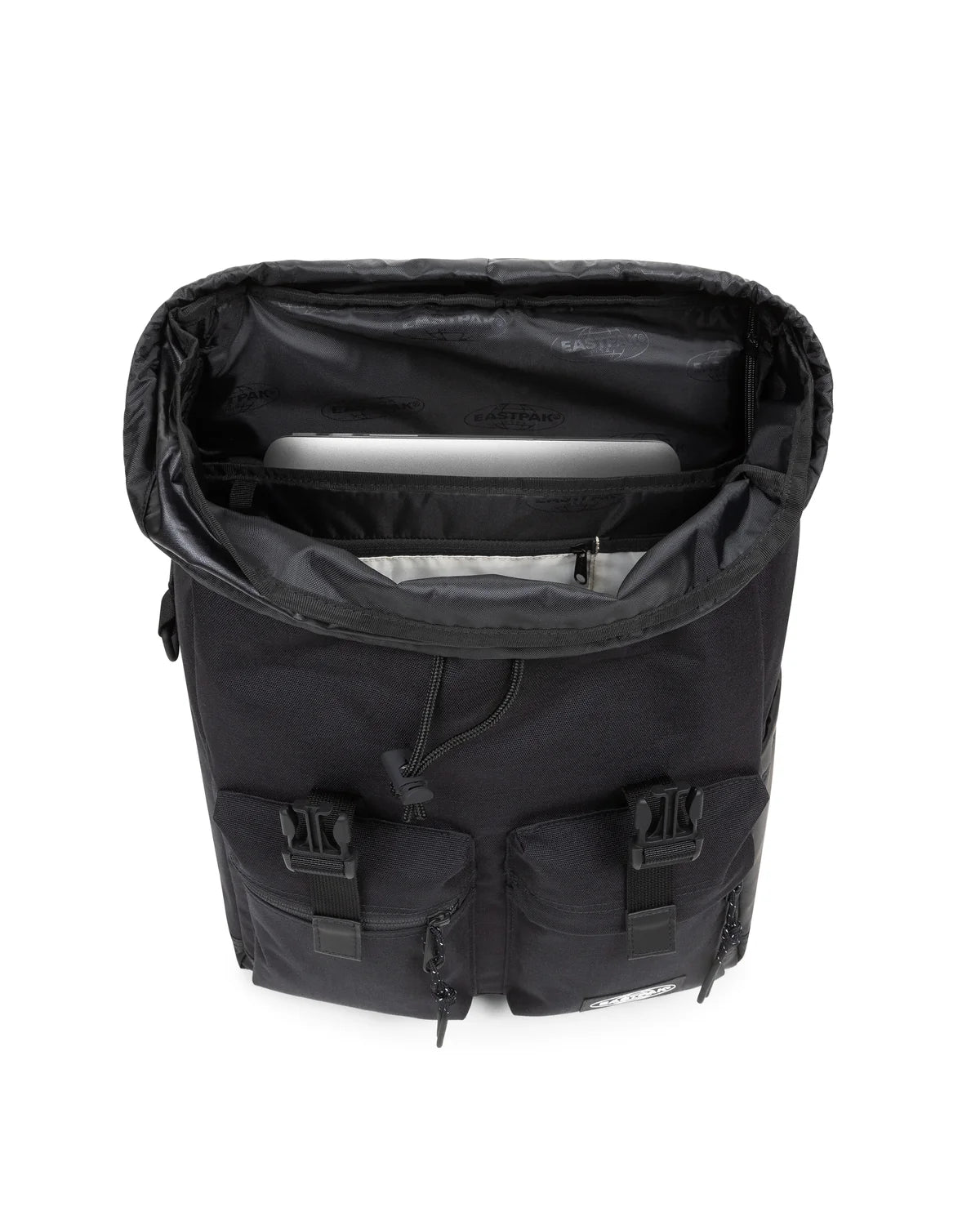 EASTPAK ICON TOPLOAD On Black - Premium Σακίδιο Πλάτης 26L με Θήκη Laptop 16"