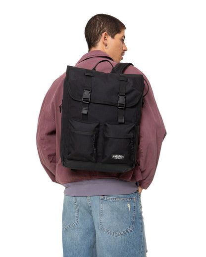 EASTPAK ICON TOPLOAD On Black - Premium Σακίδιο Πλάτης 26L με Θήκη Laptop 16"