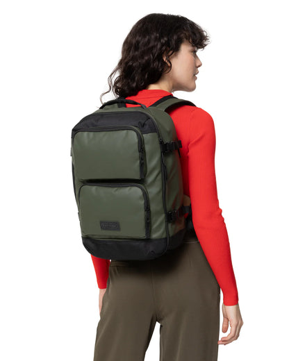 EASTPAK 'Tecnum Cabin' Backpack in Olive