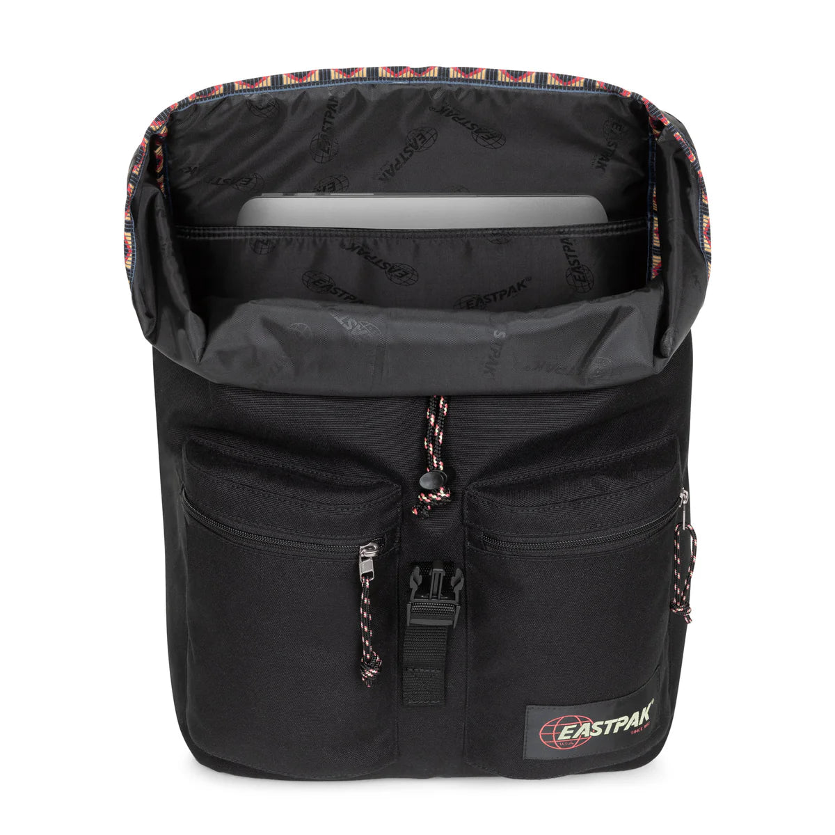 EASTPAK CHAPEL HILL PAK'R Vintage Black - Ρετρό Σακίδιο Πλάτης 27L με Θήκη Laptop 16"