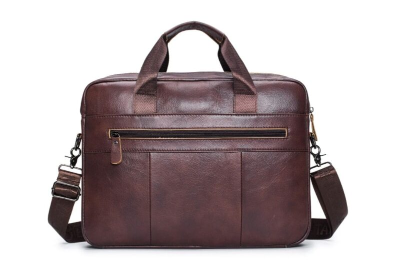 Bullcaptain Leather Briefcase GWB-046 Brown