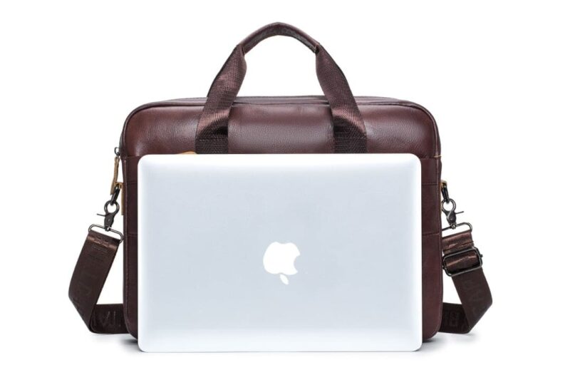 Bullcaptain Leather Briefcase GWB-046 Brown