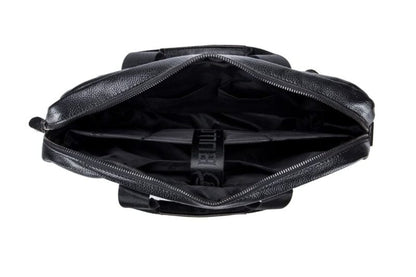 Bullcaptain leather briefcase GWB-046 black