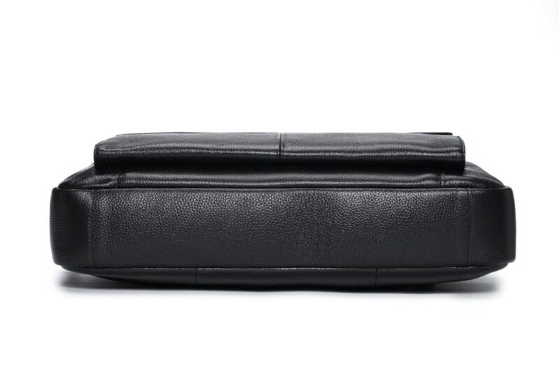 Bullcaptain leather briefcase GWB-046 black