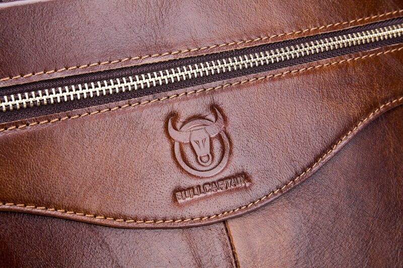 Bullcaptain Leather Briefcase GWB-044 Brown