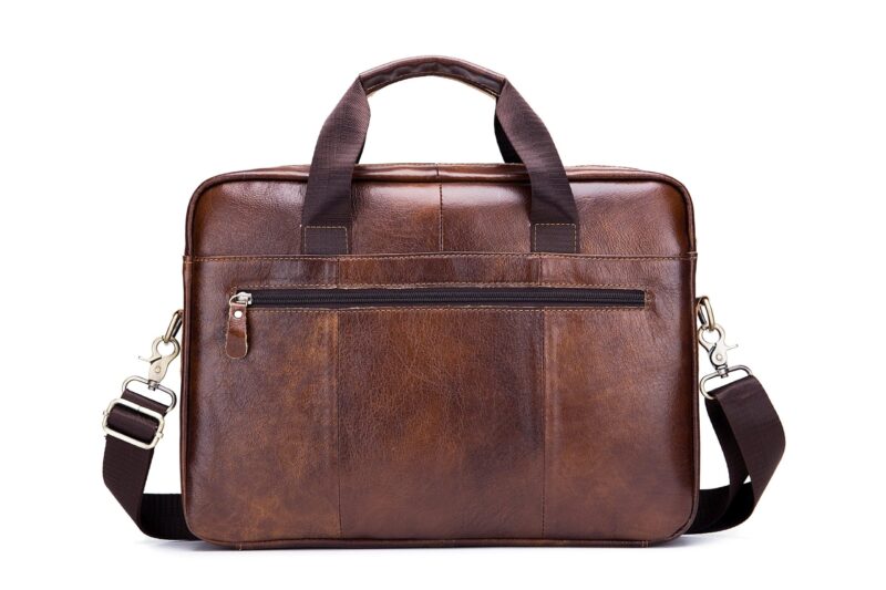 Bullcaptain Leather Briefcase GWB-044 Brown