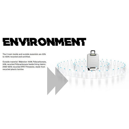 Hedgren Grip cabin size 55cm Vaporous Grey – Βαλίτσα Kαμπίνας Λευκό HCMBY01XS-879