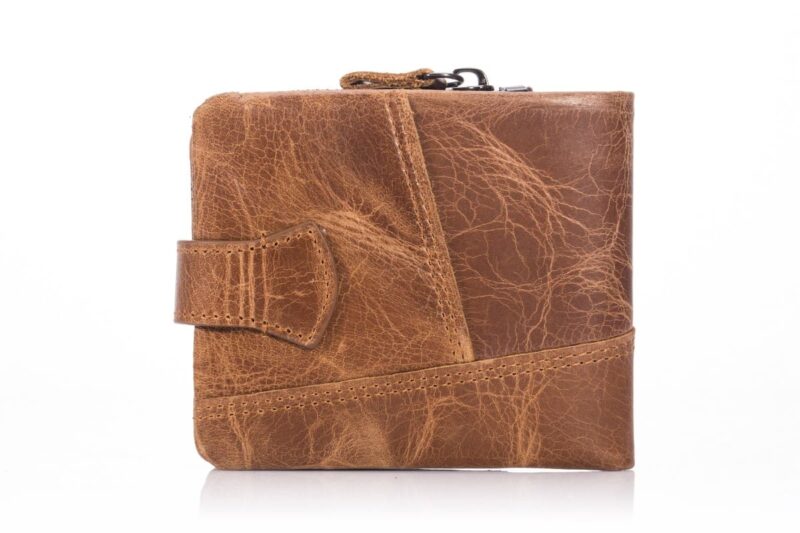 Bullcaptain Leather Wallet Light Brown
