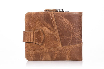 Bullcaptain Leather Wallet Light Brown