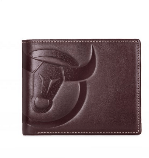 Leather Wallet Bullcaptain QB0203-H brown