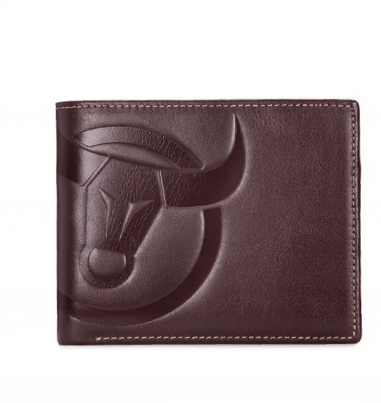 Leather Wallet Bullcaptain QB0203-H brown