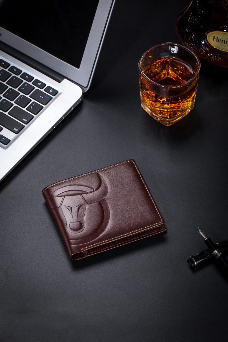 Leather Wallet Bullcaptain QB0203-H brown