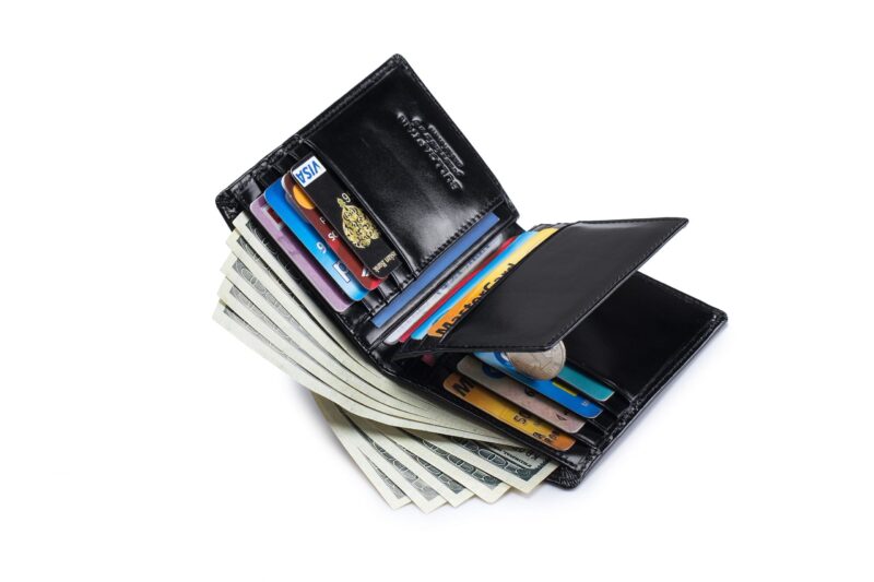 Bullcaptain Leather Wallet QB0203-V Black