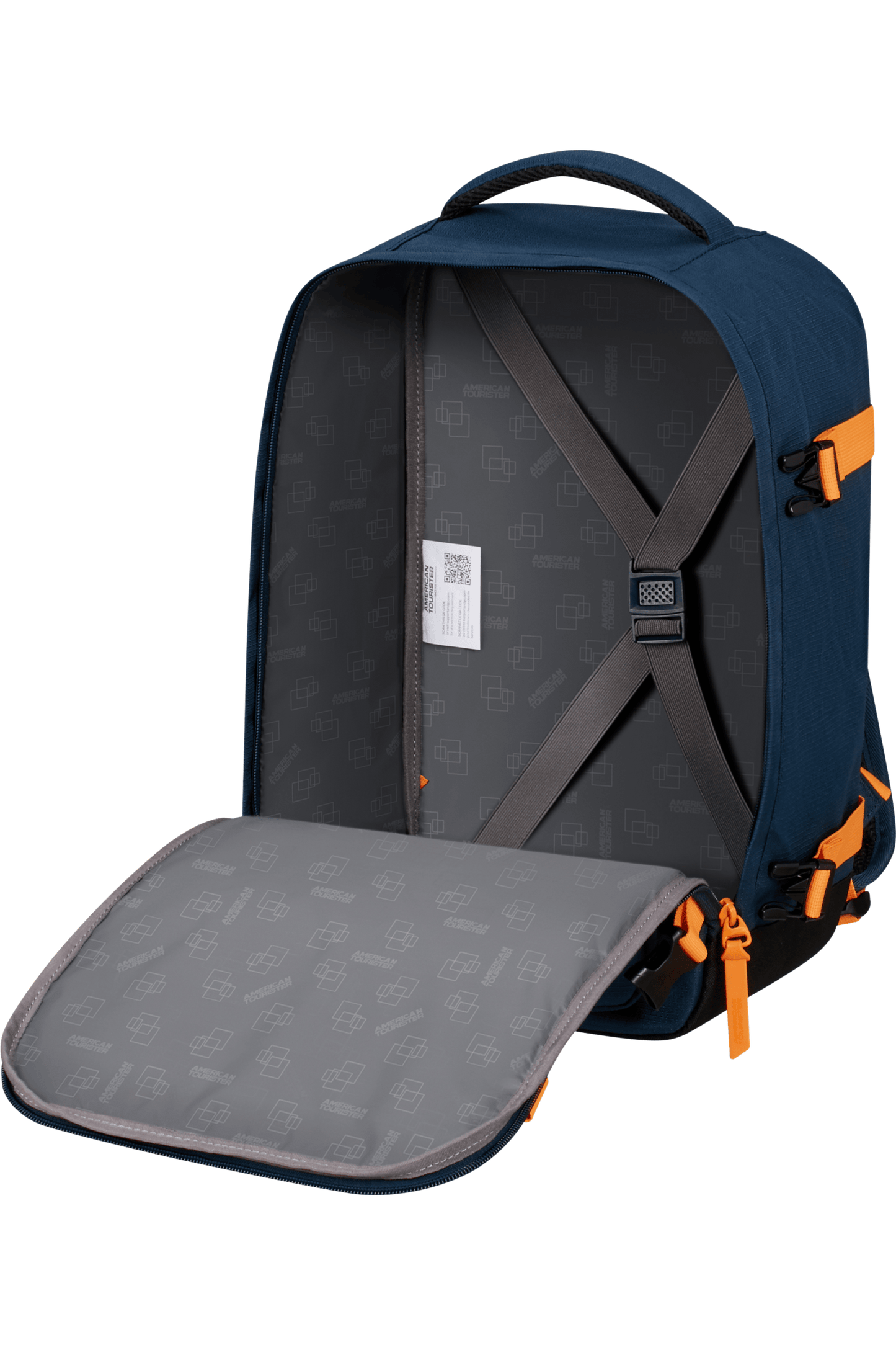 American Tourister Take2cabin S Backpack Navy/Orange