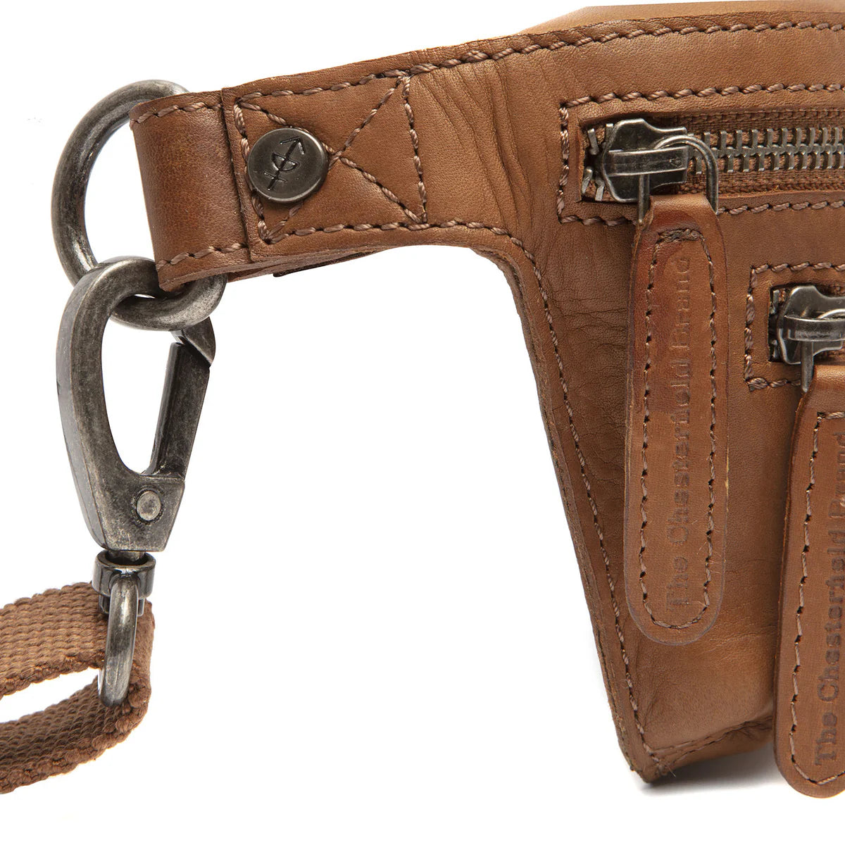 Leather waist bag Cognac Toronto THE CHESTERFIELD BRAND