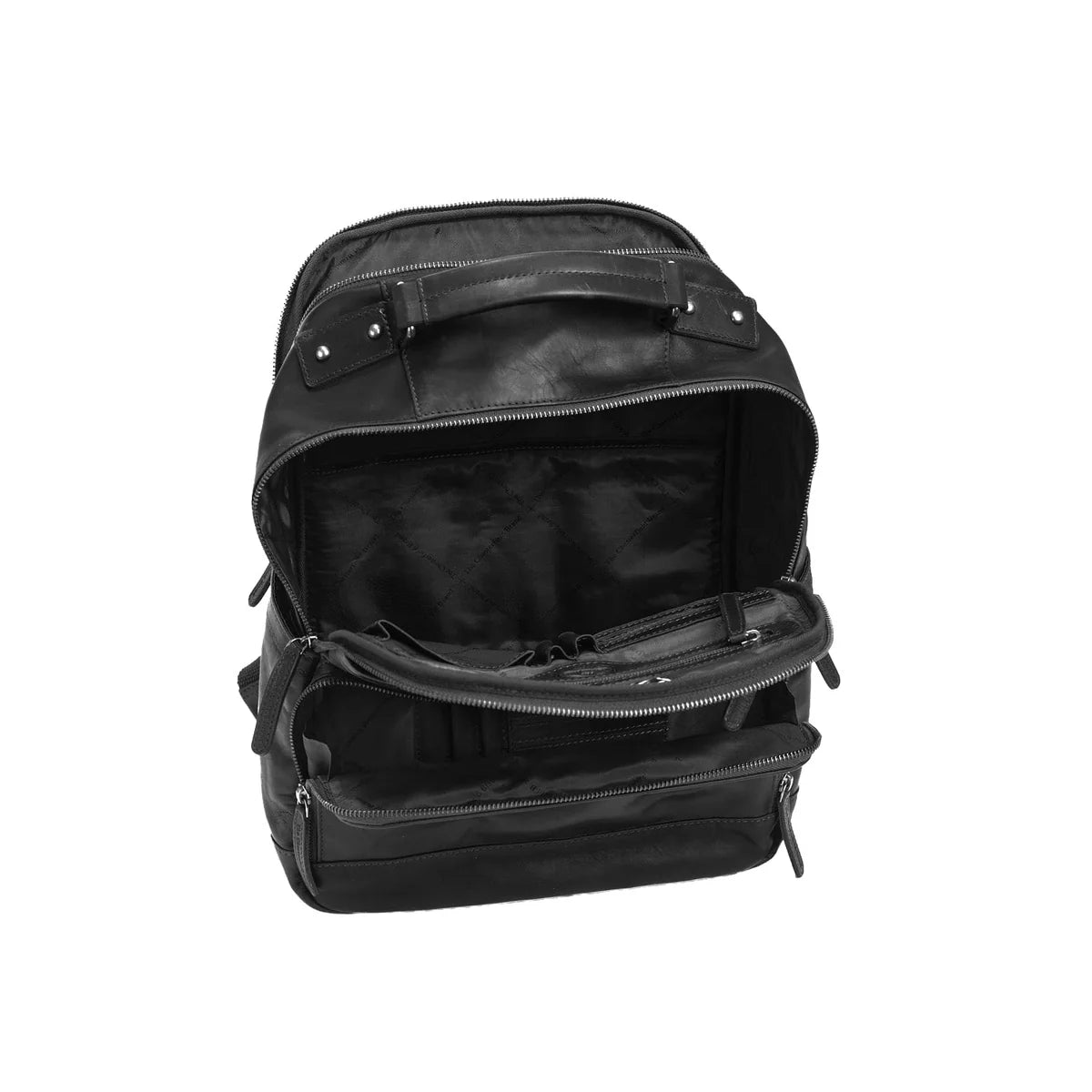 Leather backpack Black Austin THE CHESTERFIELD BRAND