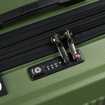 Jeep Βαλίτσα πολύ μεγάλη expandable 80cm Green