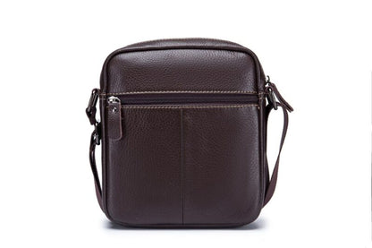 Bullcaptain Leather Shoulder Bag DJB-07 brown