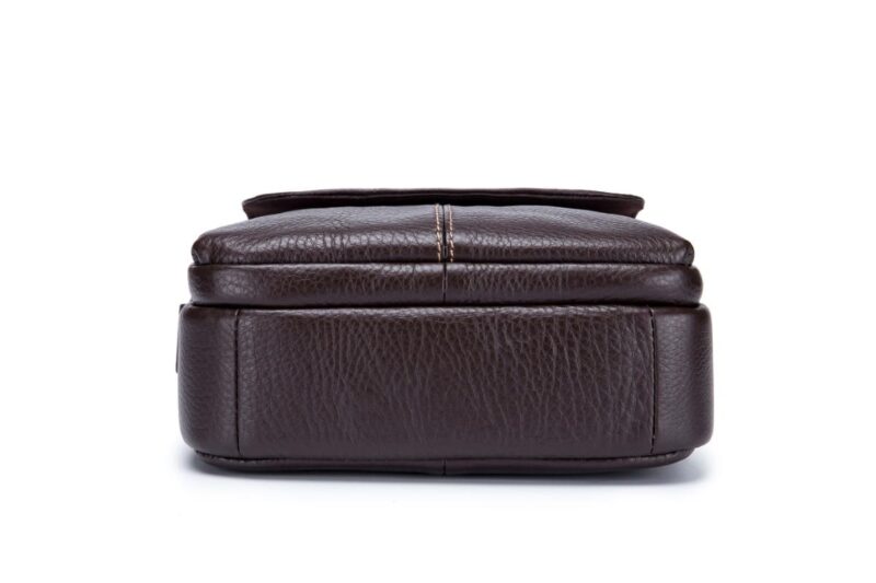 Bullcaptain Leather Shoulder Bag DJB-07 brown