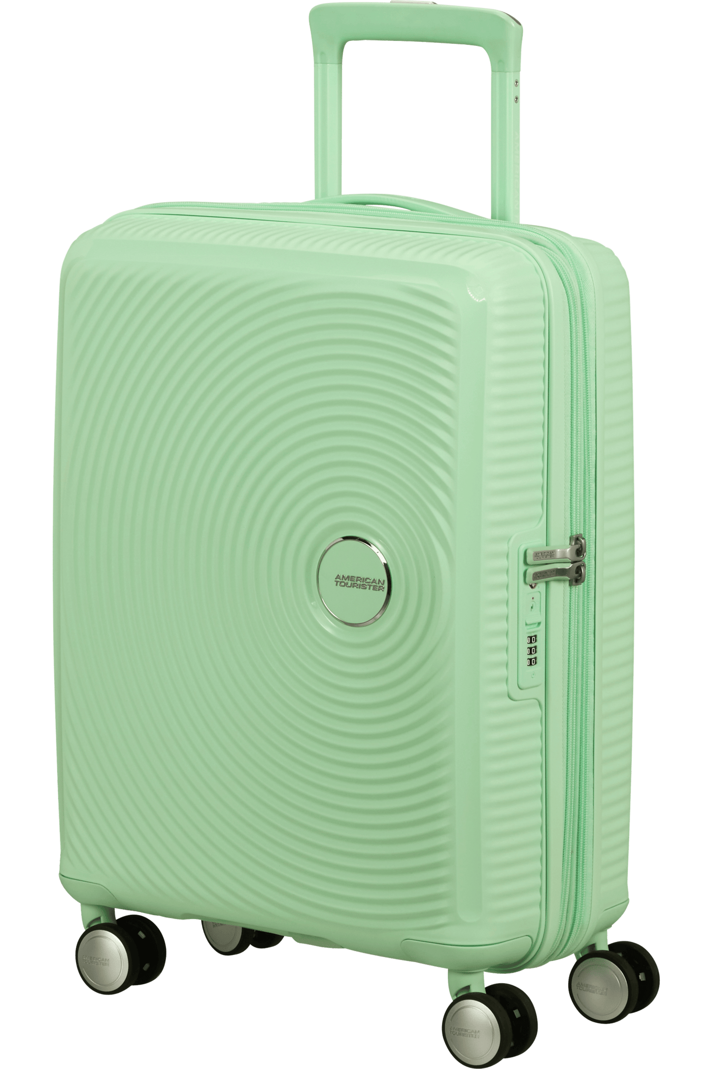 Cabin Suitcase AMERICAN TOURISTER SPINNER 55 CM SOUNDBOX Pastel Green