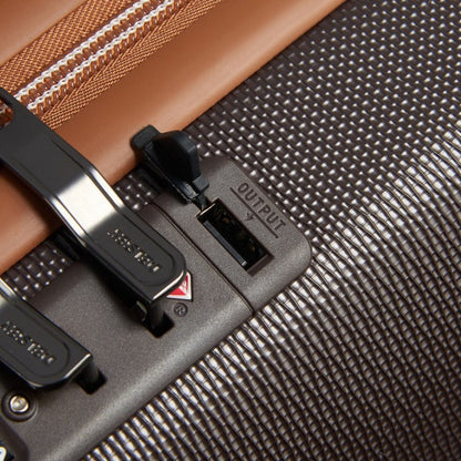 Delsey Slim Cabin Suitcase 55cm Chatelet Air 2.0 Brown