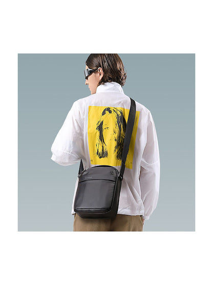 Ανδρική Τσάντα Ώμου Χιαστί Bange 2876 Μαύρη