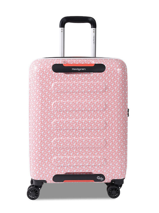 Hedgren Βαλίτσα Ταξιδίου Καμπίνας Σκληρή Coral Grey με 4 Ρόδες Ύψους 55εκ.
