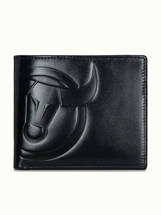 Bullcaptain Leather Wallet QB0203-H Black