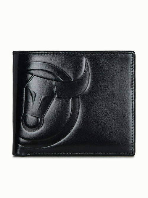 Bullcaptain Leather Wallet QB0203-H Black