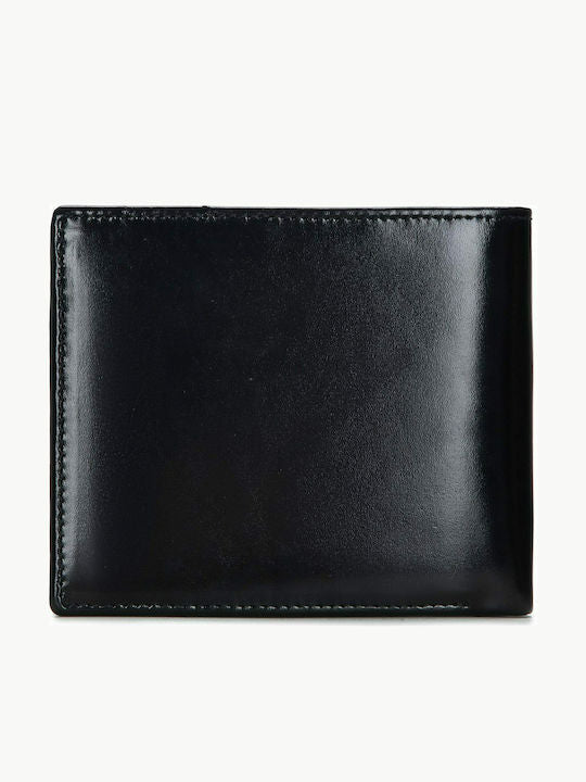 Bullcaptain Leather Wallet QB0203-H Black