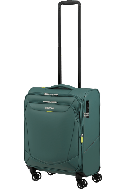 Cabin Suitcase AMERICAN TOURISTER Summerride Spinner 55cm Dark Forest