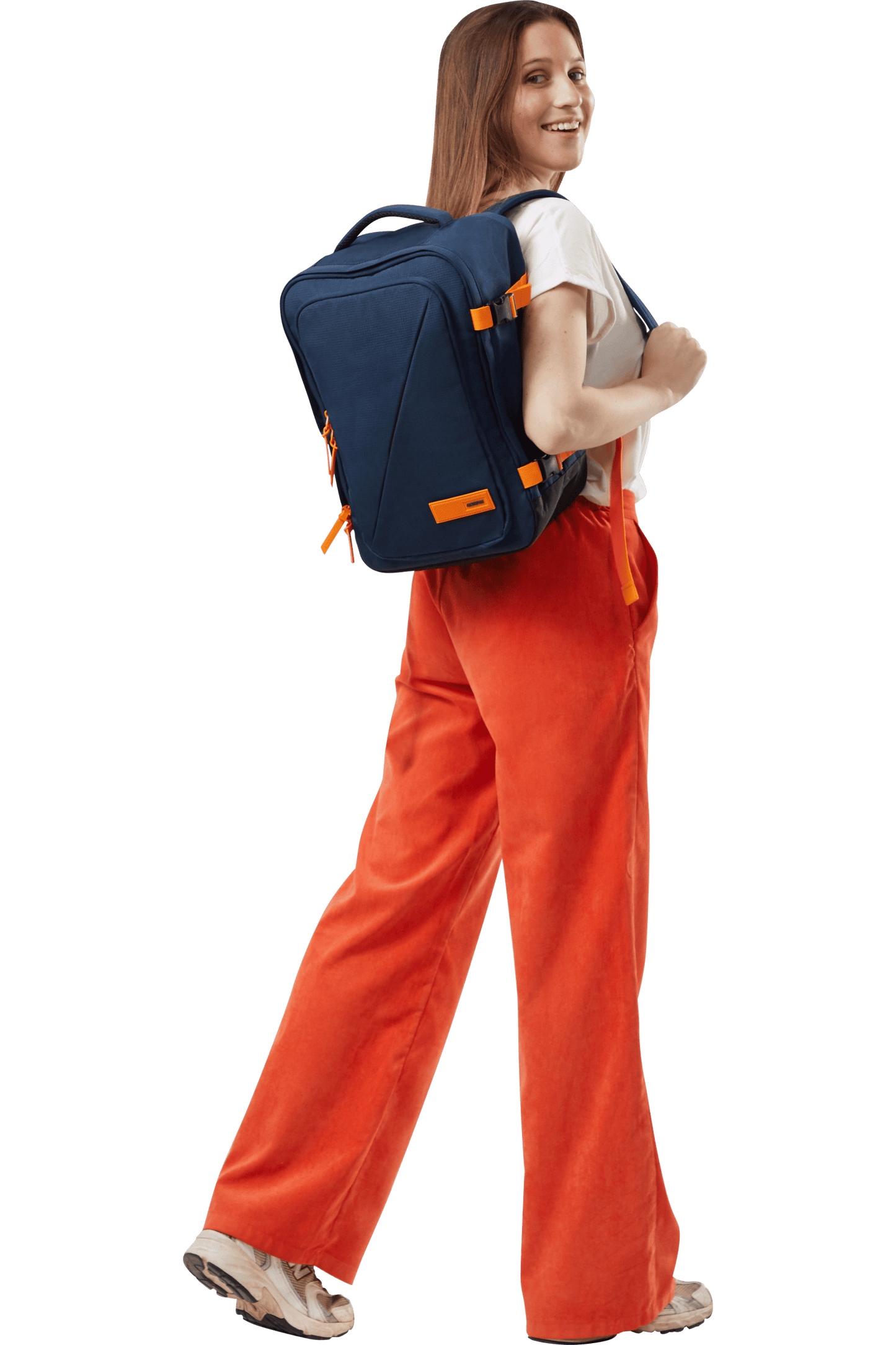 American Tourister Take2cabin S Backpack Navy/Orange