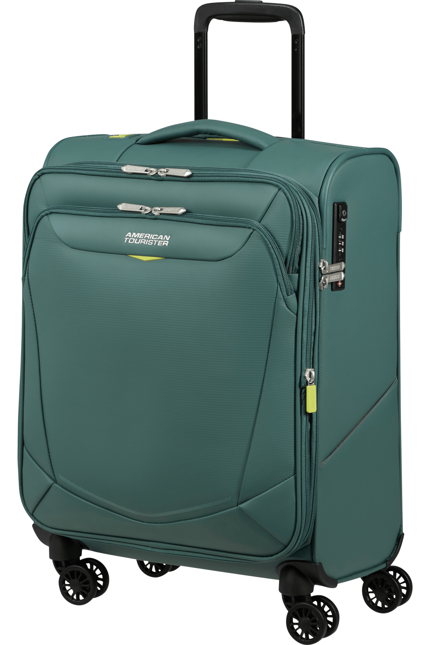 Cabin Suitcase AMERICAN TOURISTER Summerride Spinner 55cm Dark Forest