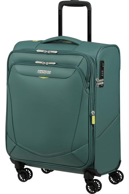 Cabin Suitcase AMERICAN TOURISTER Summerride Spinner 55cm Dark Forest