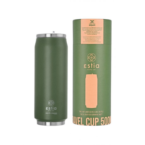 ΘΕΡΜΟΣ ESTIA Travel Cup Save The Aegean 500ml Forest Spirit