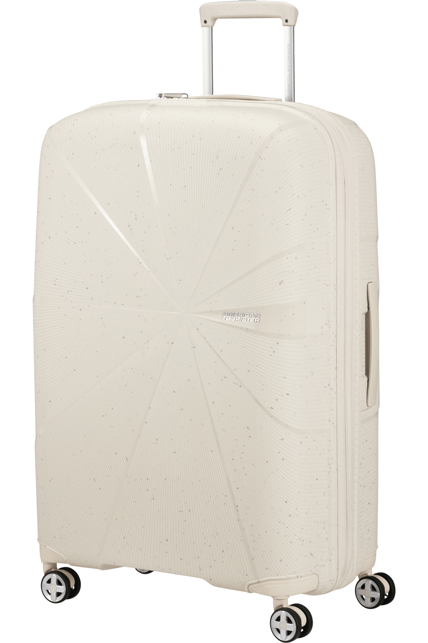 Large Suitcase AMERICAN TOURISTER StarVibe 77cm Cream Speckles