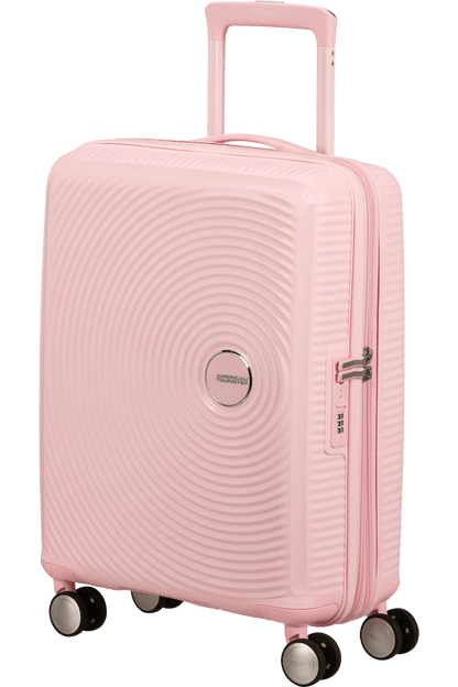 Cabin Suitcase AMERICAN TOURISTER SPINNER 55 CM SOUNDBOX Pink