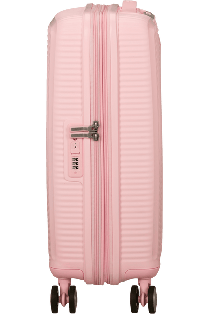 Cabin Suitcase AMERICAN TOURISTER SPINNER 55 CM SOUNDBOX Pink